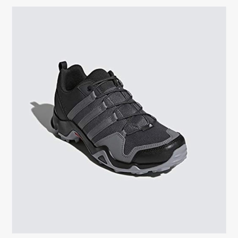 Lightly Used Men’s 10.5 Adidas Black and Gray Trail Shoes